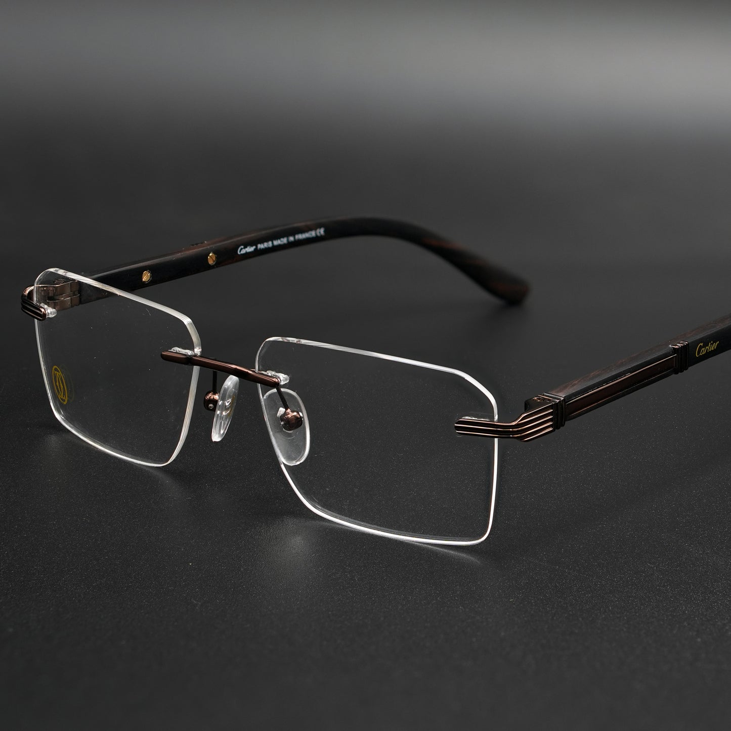 CARTIER Rimless Eye Glass | Optic Frame | CRTR Frame 45 C