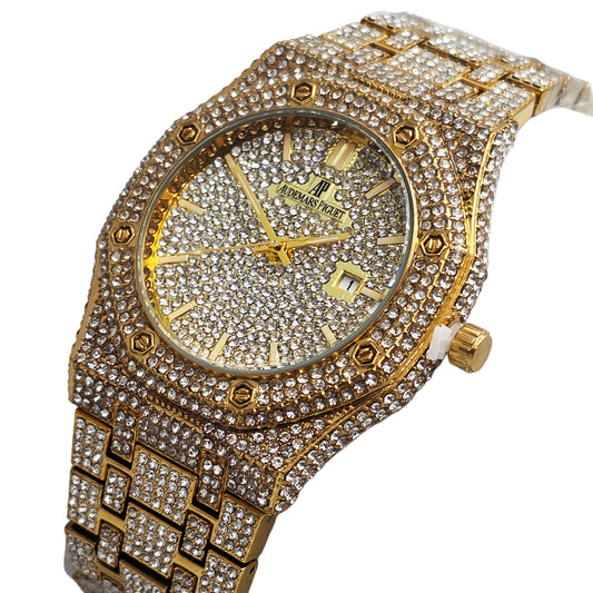 Premium Quality AP Stone Watch | Party Watch | AP Watch 38 B