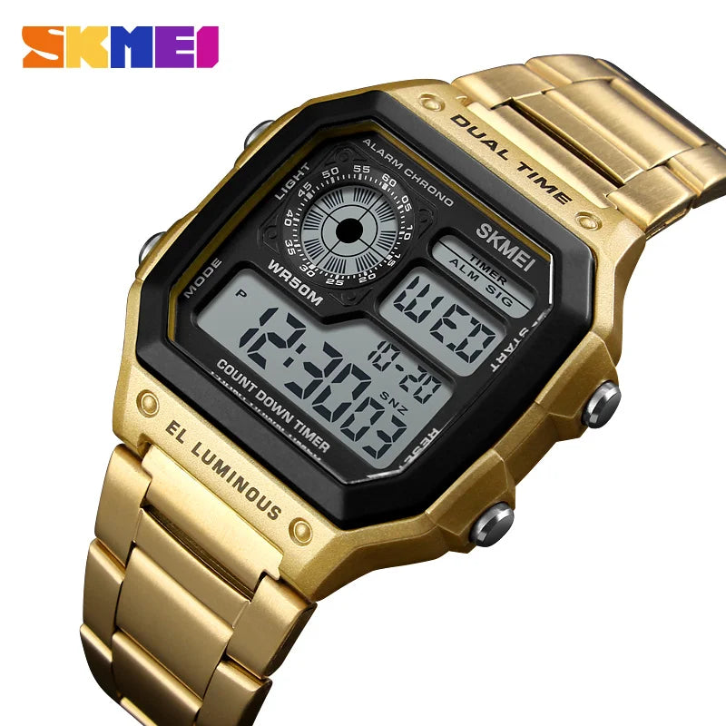 Original SKMEI Watch | 100% Authentic | SKMEI 1335 Golden