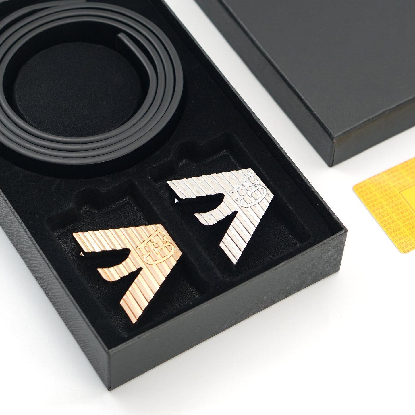 Two Manual Buckles Belt Set | Imported from China | ARM Belt 333 B