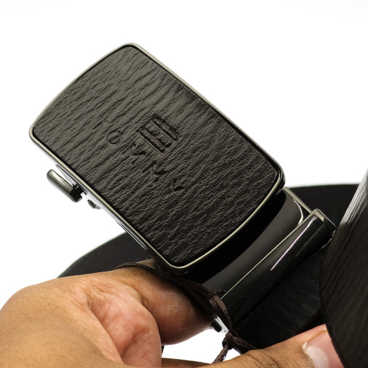 Tommy Gear Buckles Belt | Original Leather | TOM Belt 01