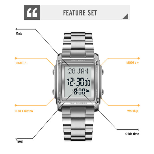 Original SKMEI Watch | 100% Authentic | SKMEI 2277 Silver