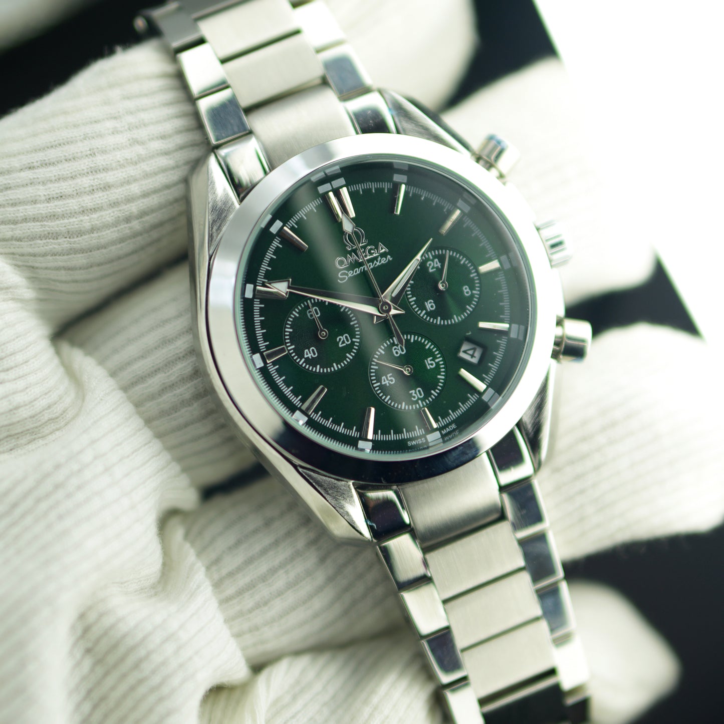 OMEGA Premium Quality Active Chronograph Quartz Watch | OMGA Watch CS 3006