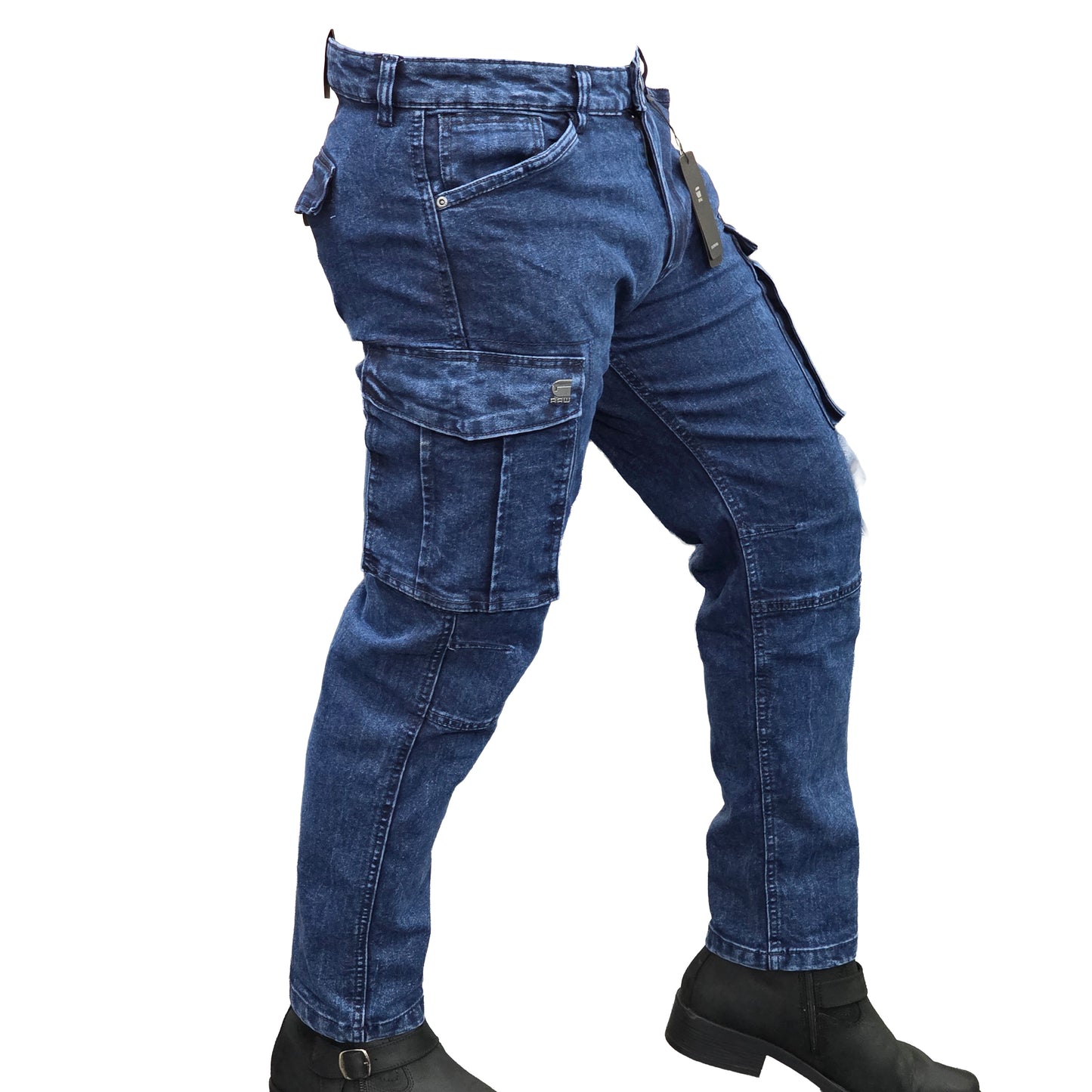 6 Large Pockets Stitch Denim Cargo Pant | DC Pant 02