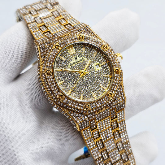 Premium Quality AP Stone Watch | Party Watch | AP Watch 38 B