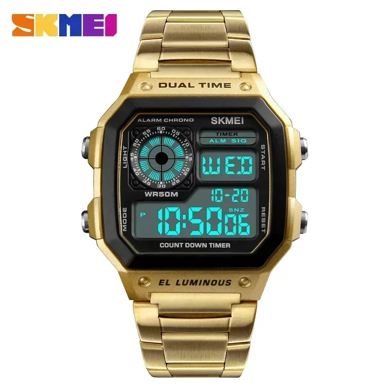 Original SKMEI Watch | 100% Authentic | SKMEI 1335 Golden