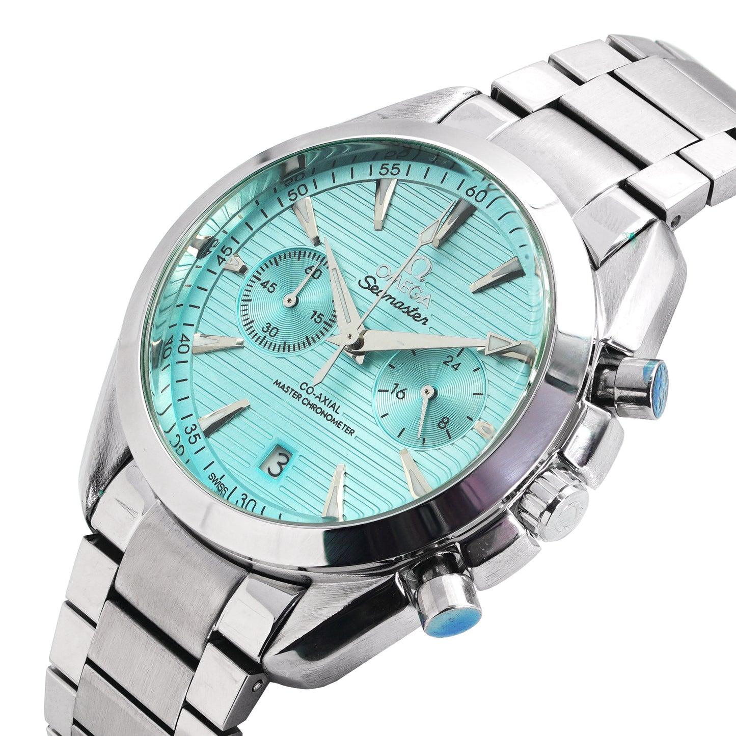 OMEGA Premium Quality Active Chronograph Quartz Watch | OMGA Watch CS 3005 B