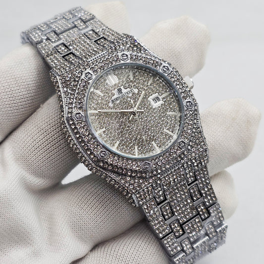 Premium Quality AP Stone Watch | Party Watch | AP Watch 38 A