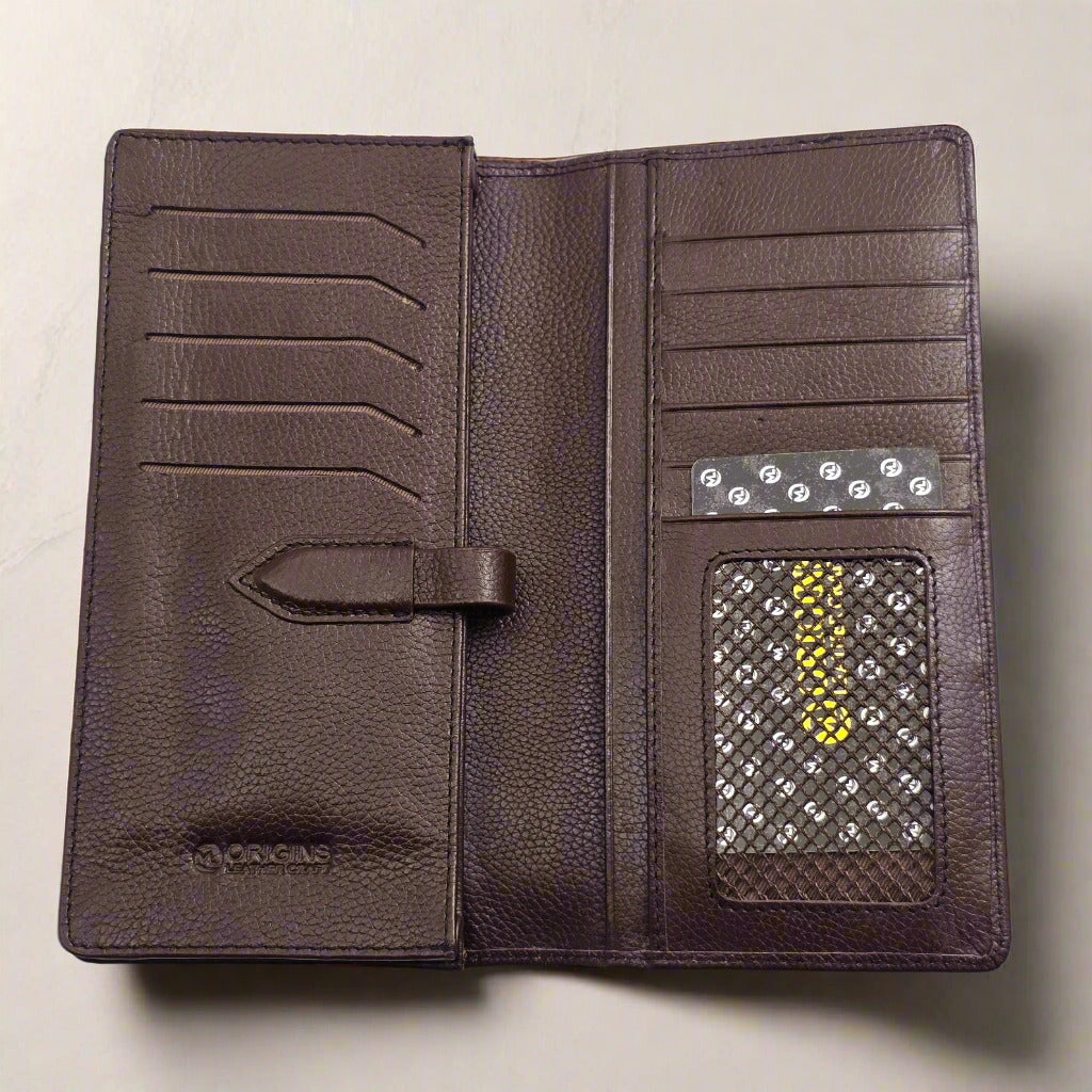 Premium Quality ORIGINS Leather Long Wallet | ORGN Wallet 220