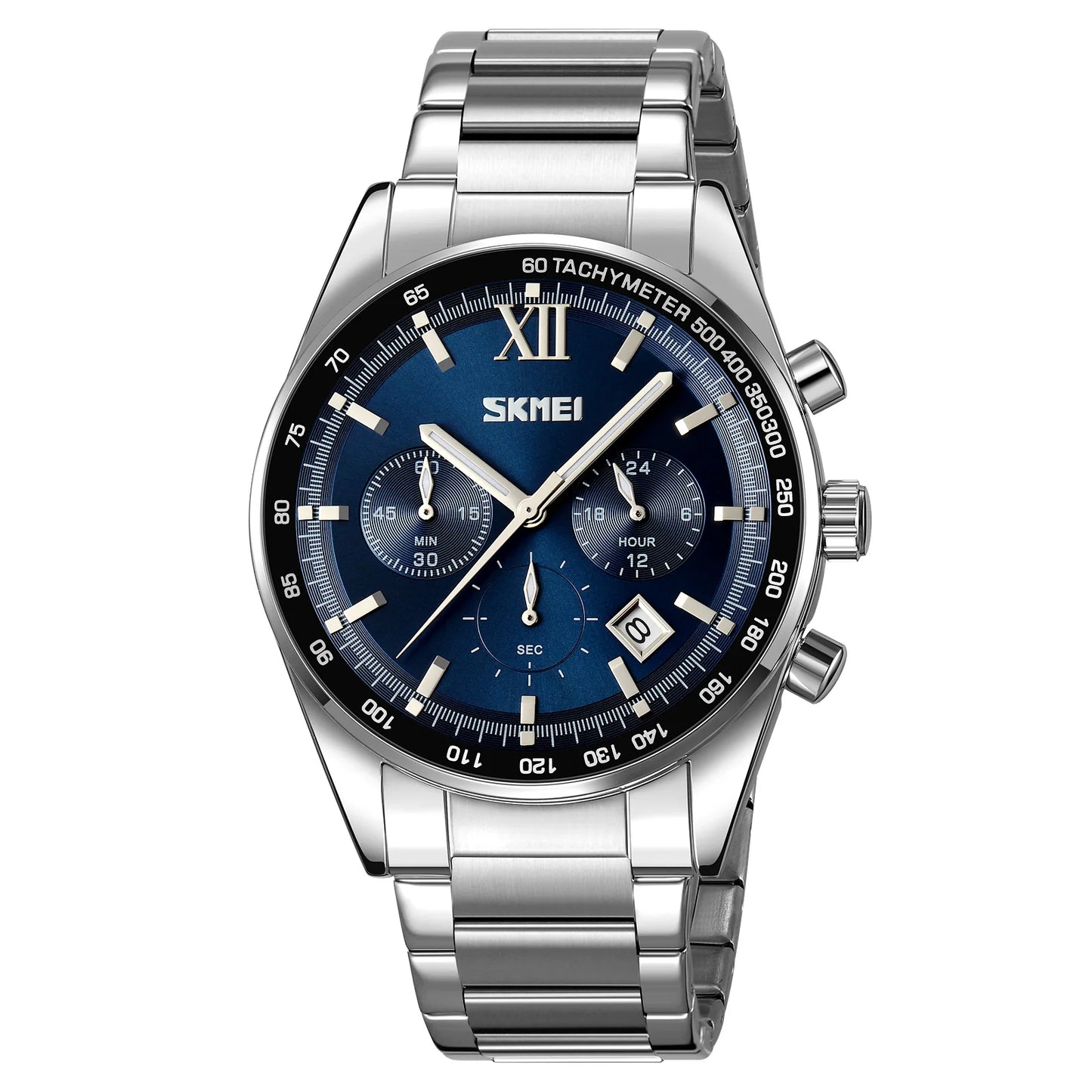 Original SKMEI Watch | 100% Authentic | SKMEI 9096 Silver Blue