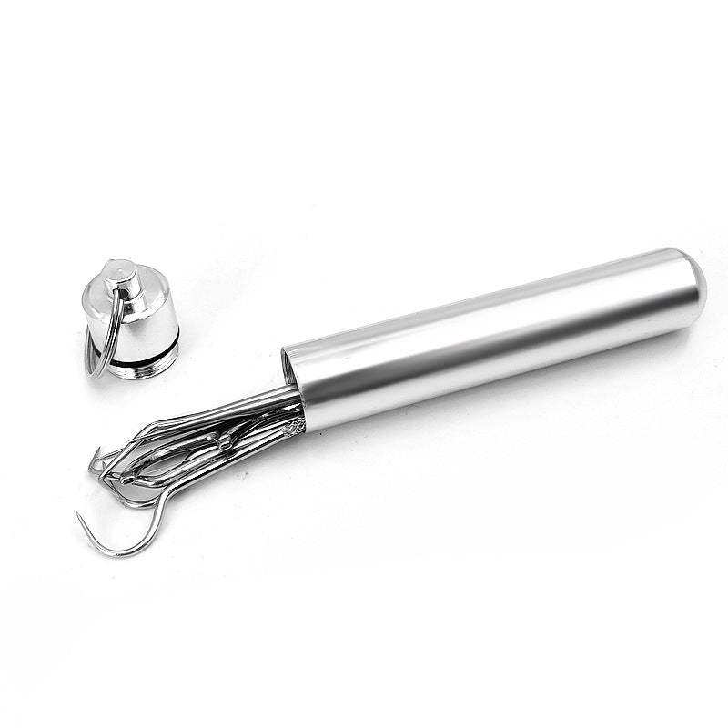 Stainless Steel Toothpick Set | Tooth Flossing Reusable Toothpicks Portable Set
