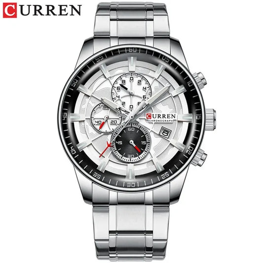 CURREN Chronograph Quartz Watch | Stock Clearance Offer | Curren 8362 Black