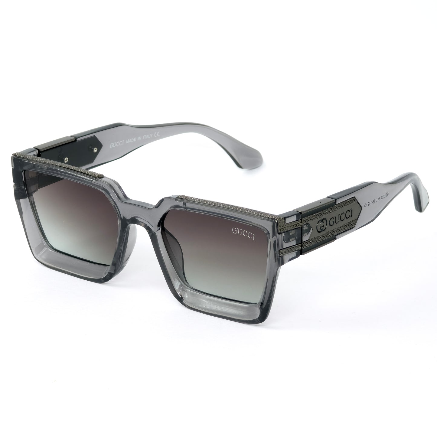 Oversized Square Geometric Acetate Sunglasses | GC 66 D
