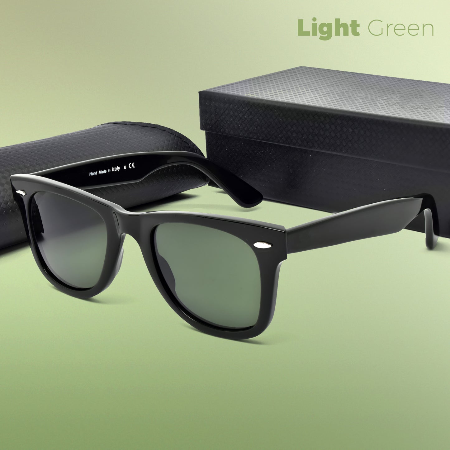 Premium Quality Wayfarer Style Sunglass | RB 14 Light Green