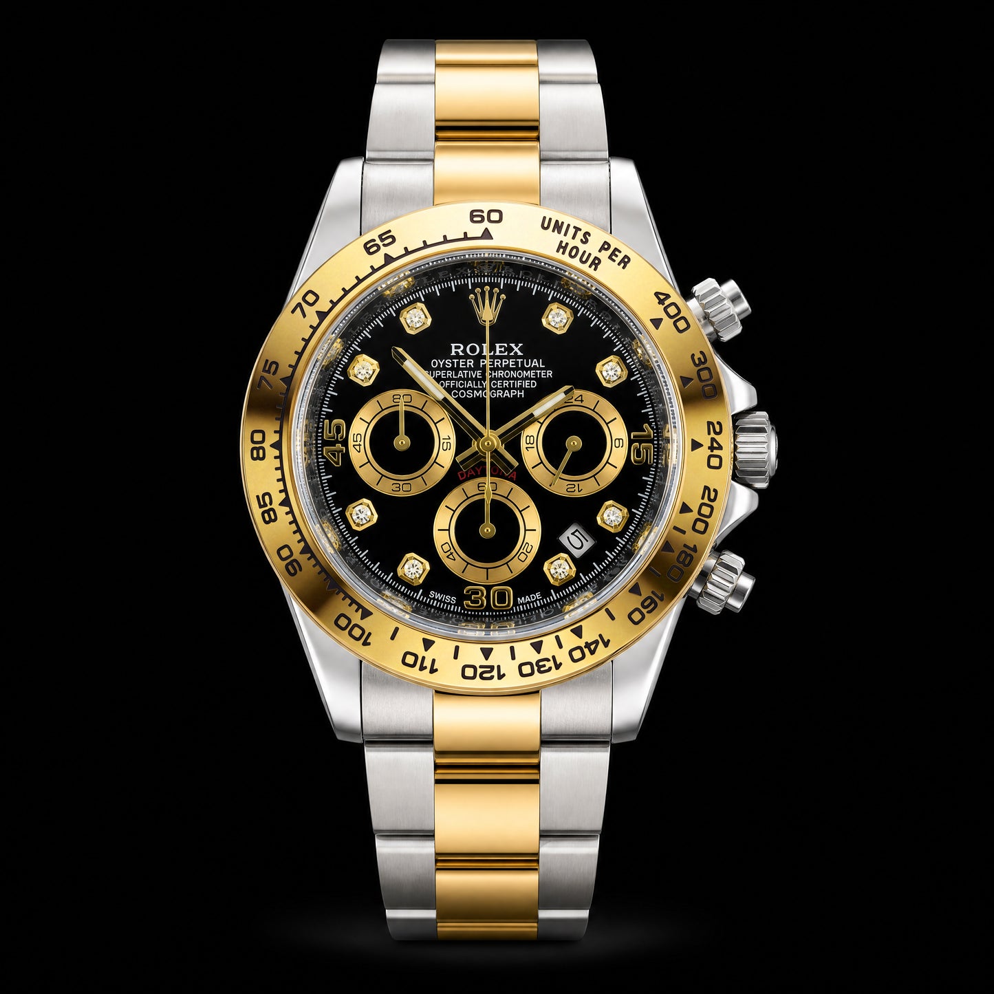 ROLEX Day Tona Chronograph Quartz Watch | RLX Watch DT 68 D