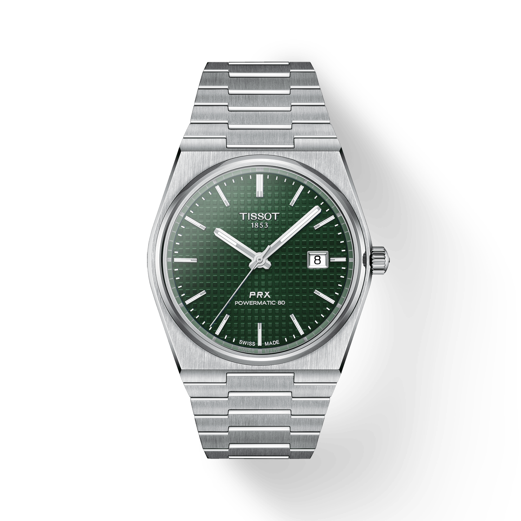 Original Tissot PRX POWERMATIC 80 Automatic Watch Green