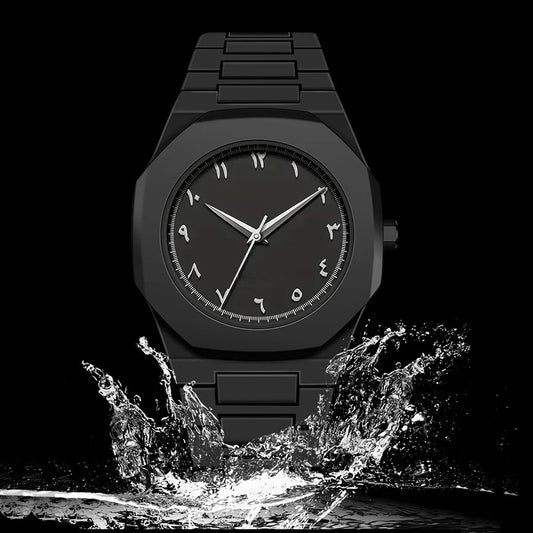 Minimalist Light-Weight Silicone Strap Arabic Numeral Dial Watch | Arabic Watch 05 A
