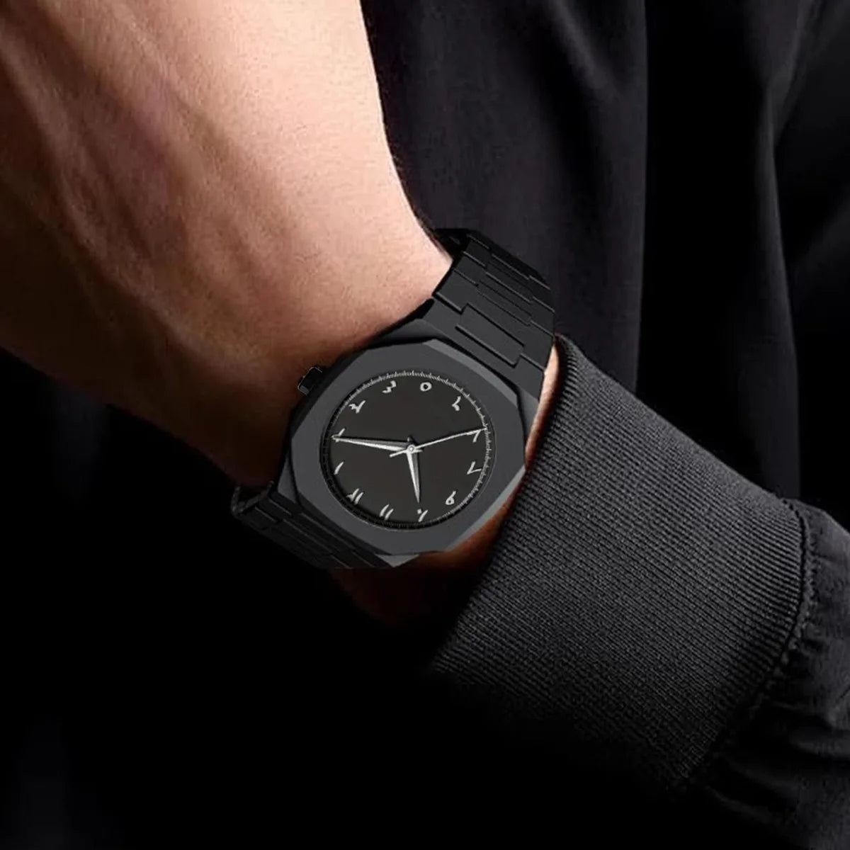 Minimalist Light-Weight Silicone Strap Arabic Numeral Dial Watch | Arabic Watch 05 A