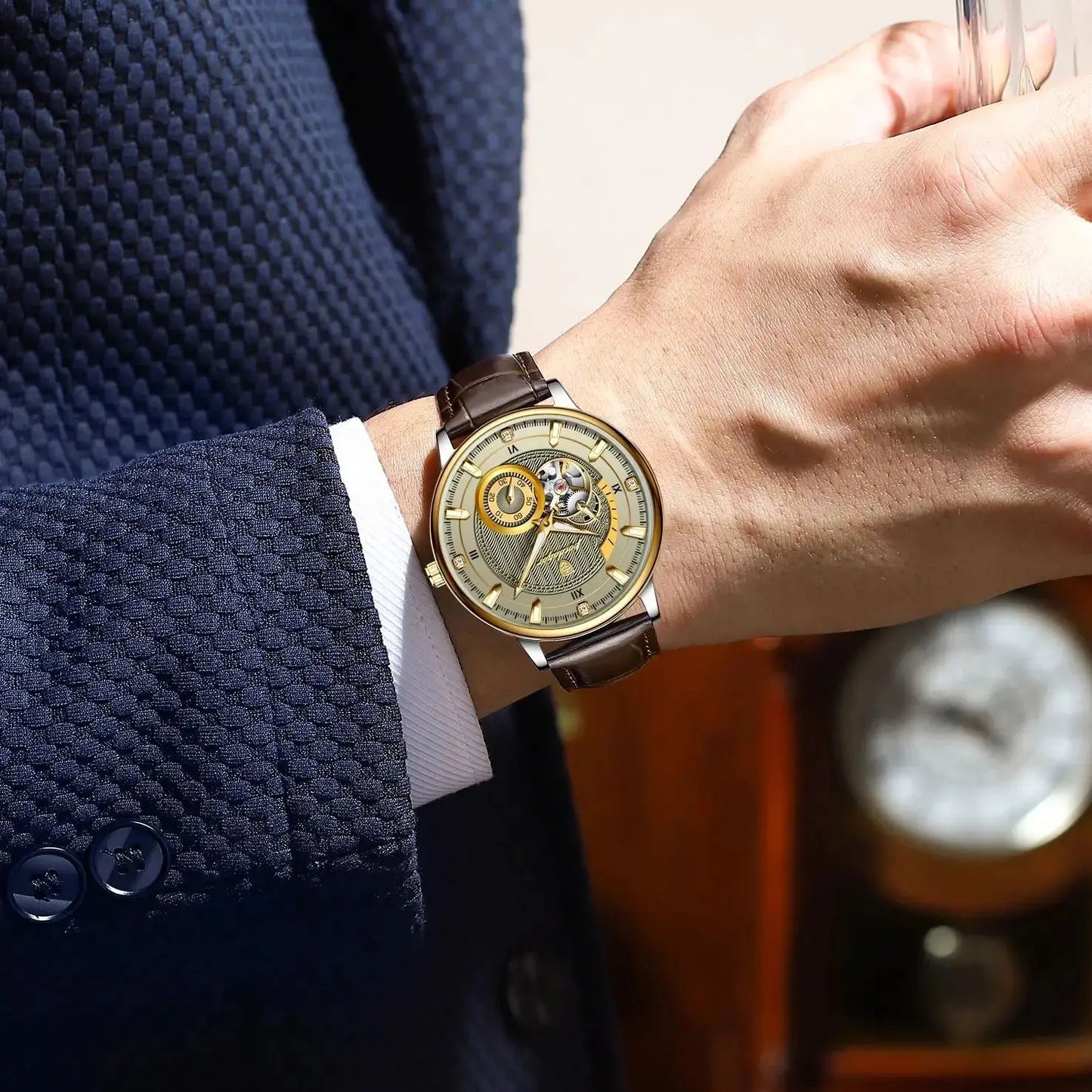 Poedagar Automatic Mechanical Watch | 100% Authentic | Poedagar 1416B 1