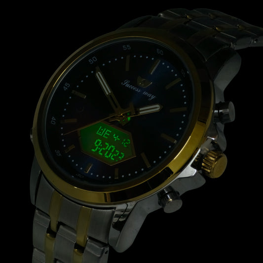 Original Dual Time Success Way Quartz Watch | SY Watch 11 A