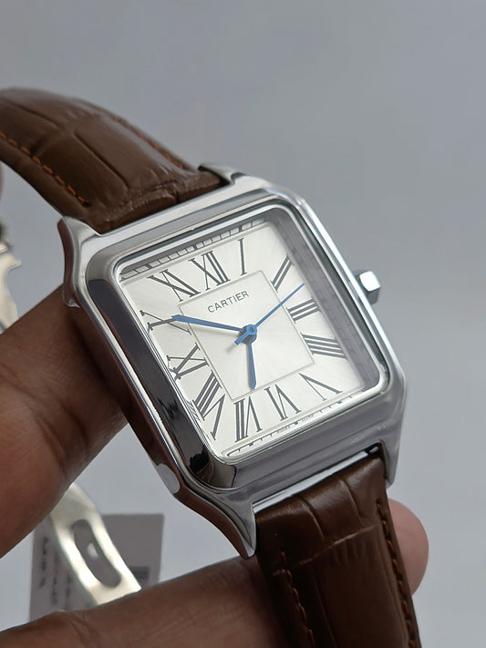 CARTIER Leather Strap Quartz Watch | CRTR Watch 700 C