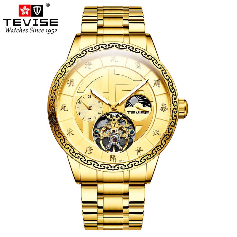 Luxury Tevise Mechanical Automatic Premium Quality Watch - Tevise 24