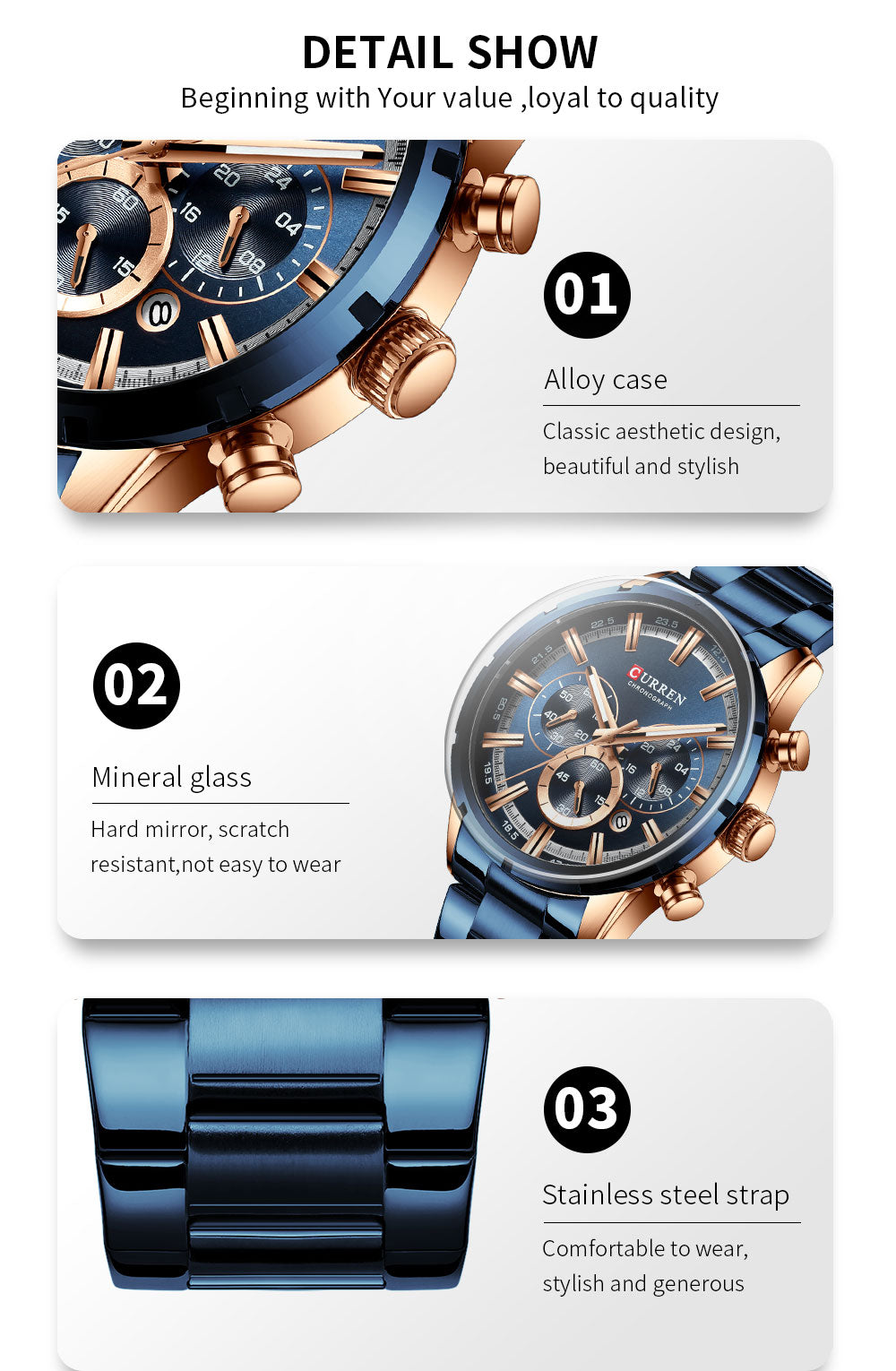 CURREN Watch 8355 | Stock Clearance Offer | Curren 23