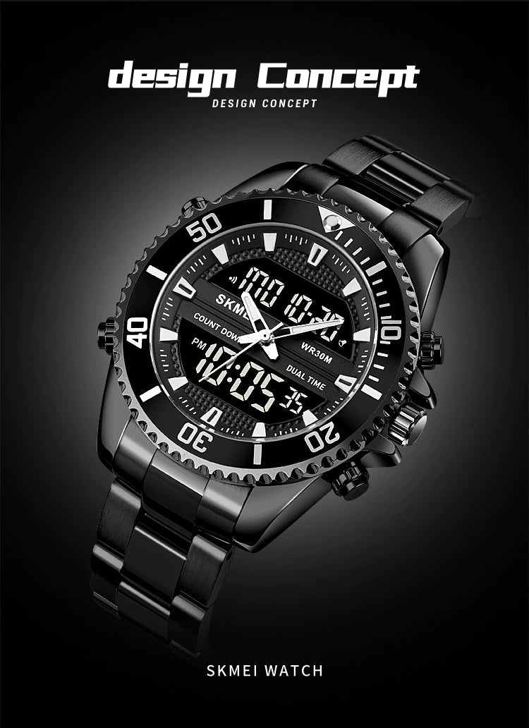 Dual Time SKMEI Digital Watch #SKMEI56