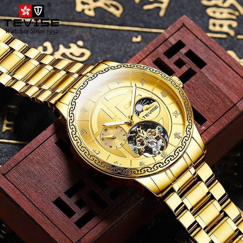 Luxury Tevise Mechanical Automatic Premium Quality Watch - Tevise 24