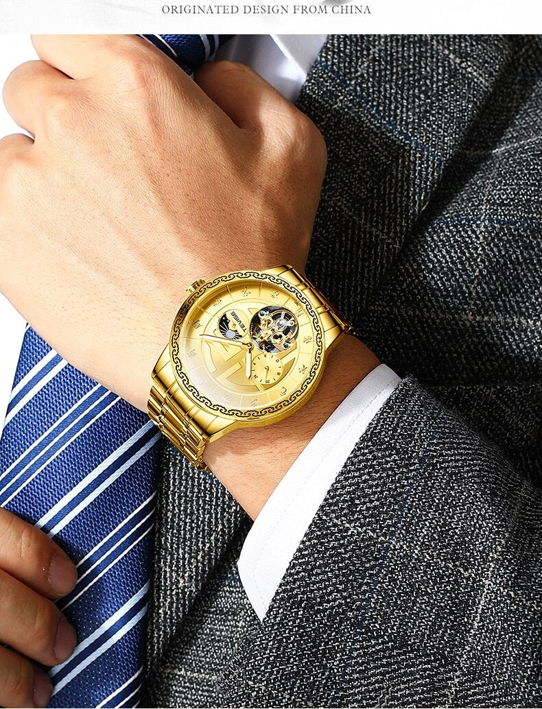 Luxury Tevise Mechanical Automatic Premium Quality Watch - Tevise 24