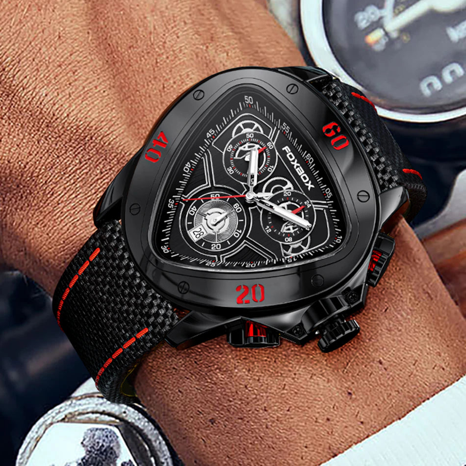 FOXBOX Luxury Quartz Waterproof Chronograph Watch | Foxbox 01