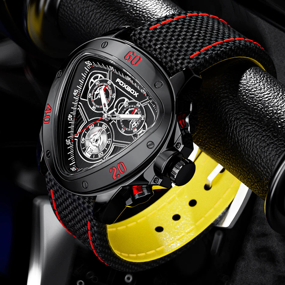 FOXBOX Luxury Quartz Waterproof Chronograph Watch | Foxbox 01