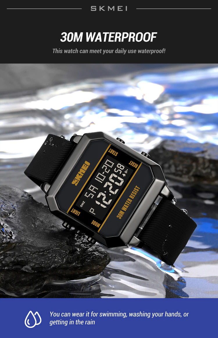 Original SKMEI Stylish Waterproof Watch - SKMEI 67