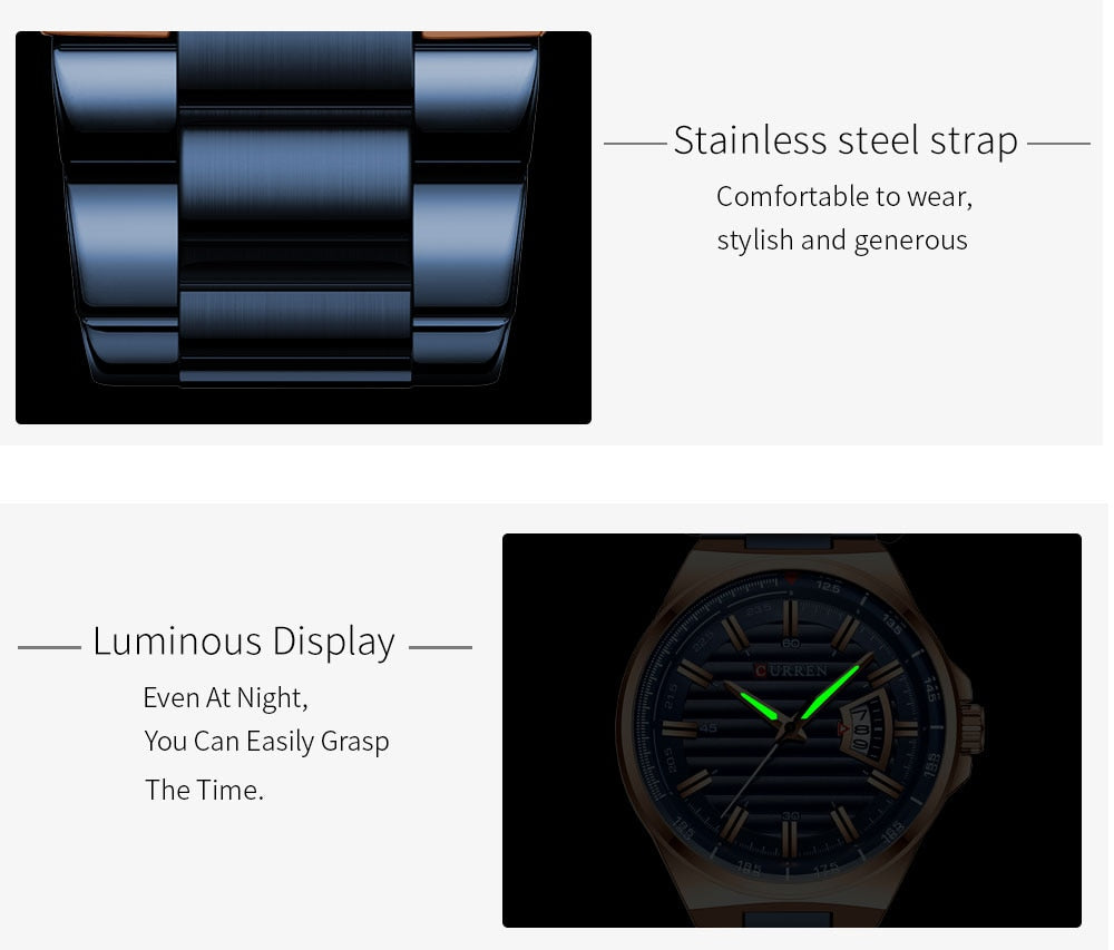 Stock Clearance Offer | CURREN Watch for Men | Curren 34