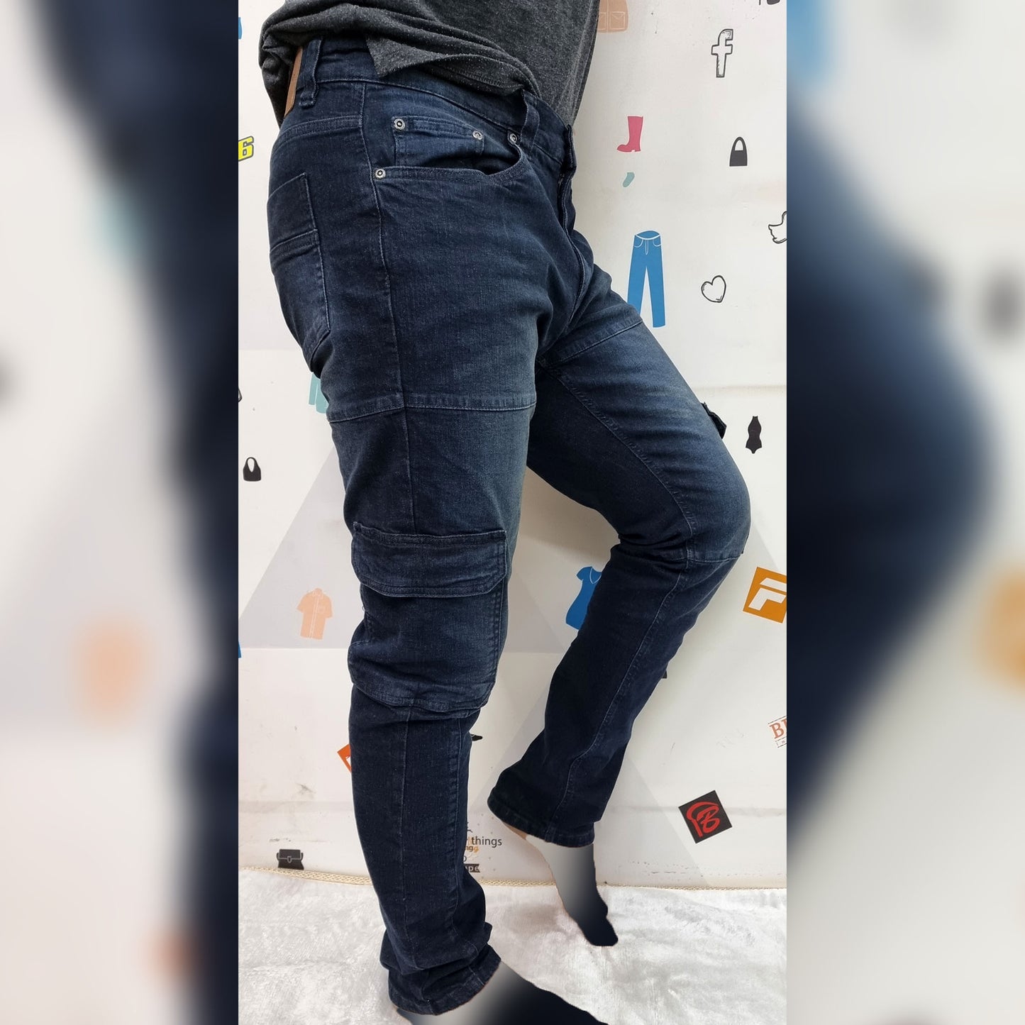 Biker Cargo Stitch Mobile Pant - Premium Quality - Biker Cargo 02