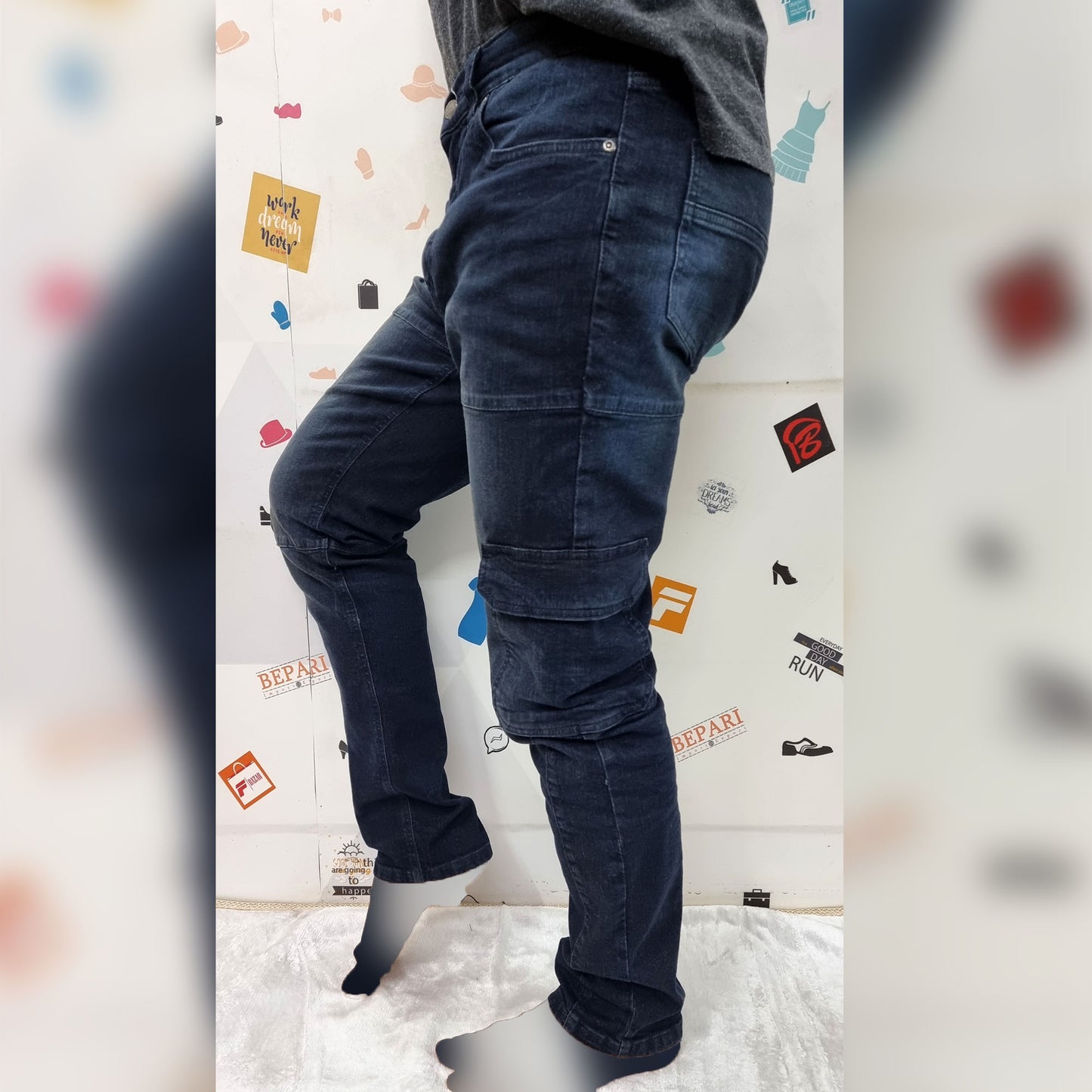 Biker Cargo Stitch Mobile Pant - Premium Quality - Biker Cargo 02