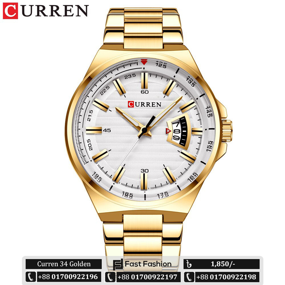 Stock Clearance Offer | CURREN Watch for Men | Curren 34