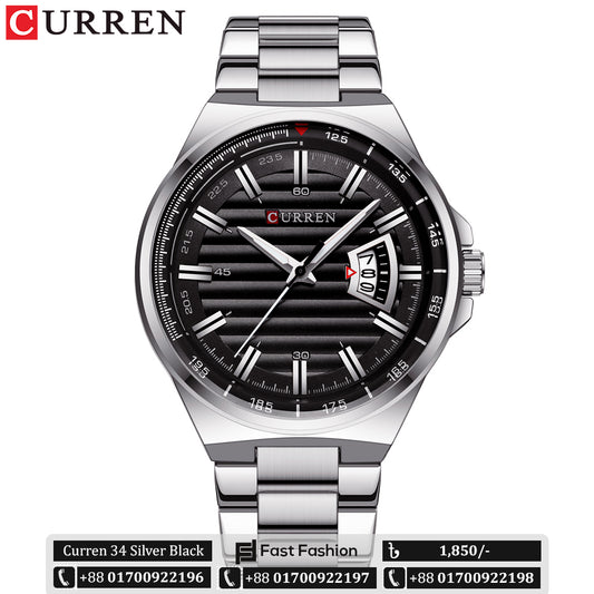 Stock Clearance Offer | CURREN Watch for Men | Curren 34