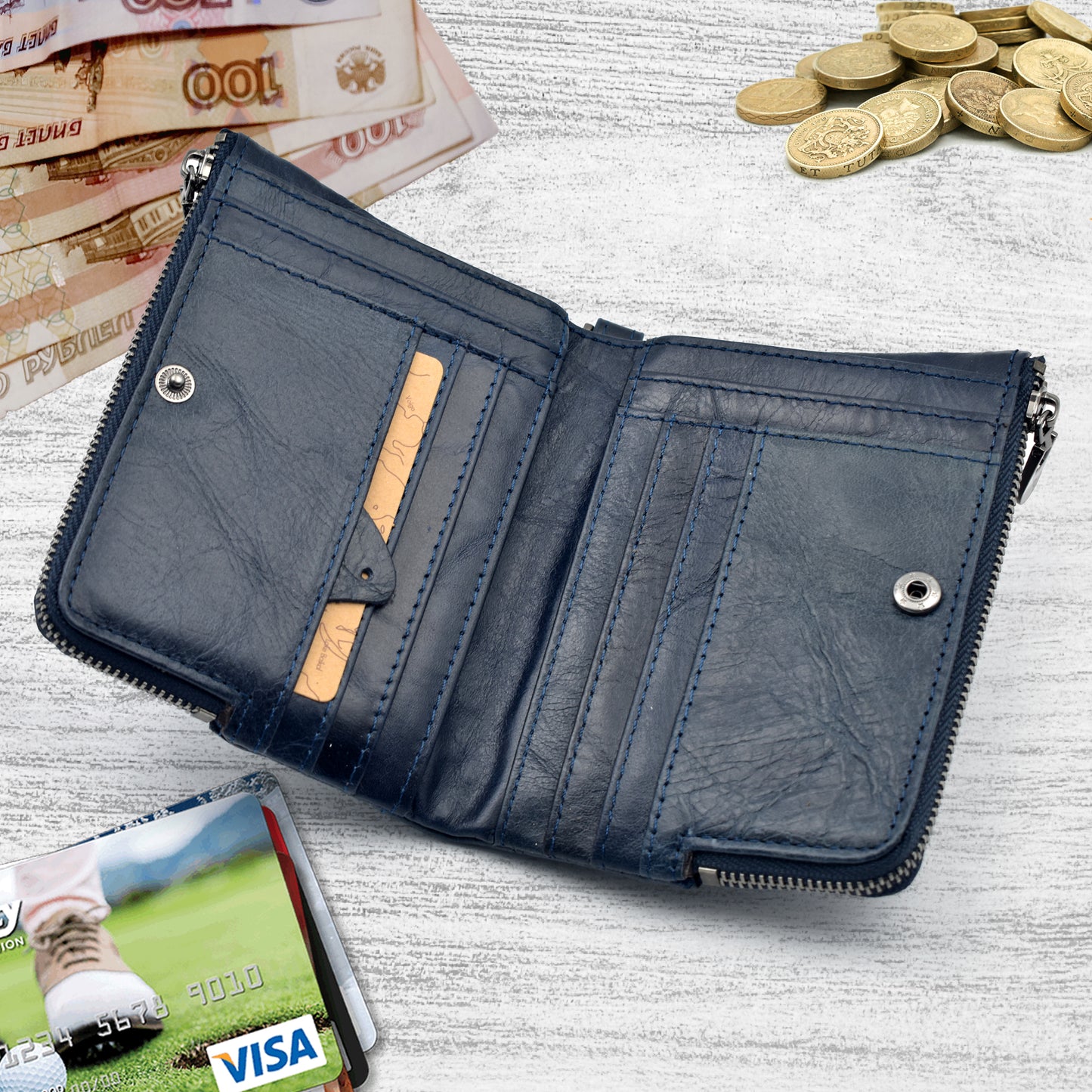 Original KAVI's Leather Wallet | Original Leather Imported From China | KAVIS 08