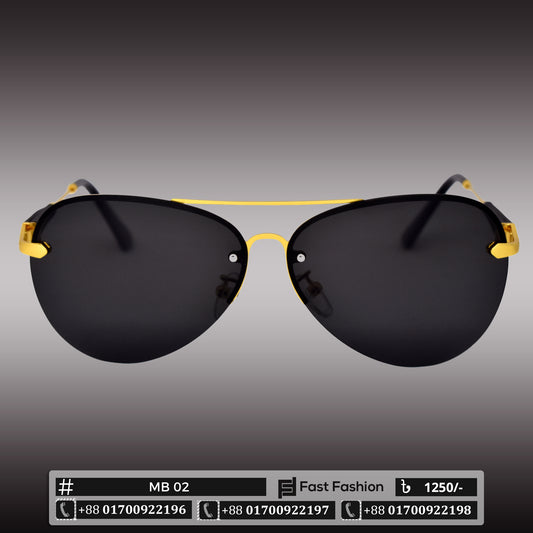 New Stylish Trendy Pilot Shape Business Class Polarized Sunglass | New MB 02