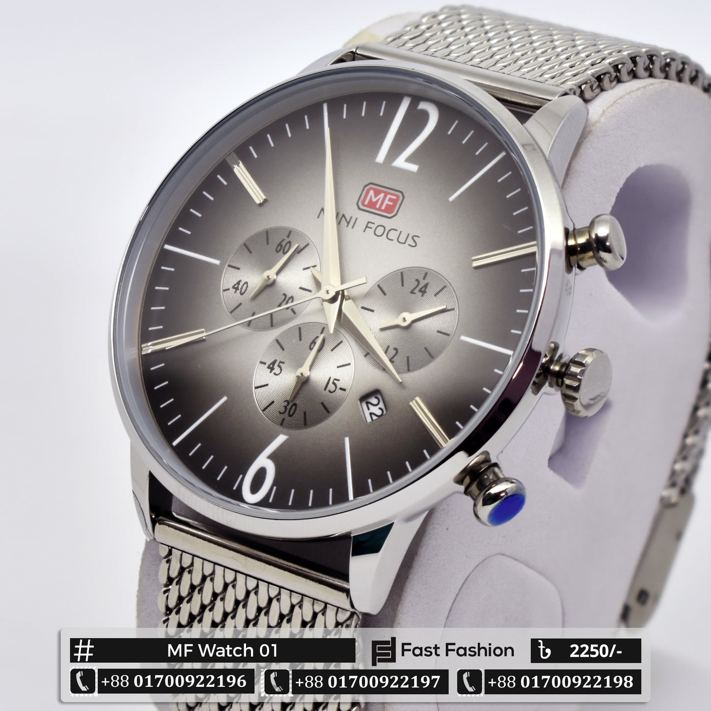 Stylish Quartz Business Class Original Mini Focus Watch For Men - MF Watch 01
