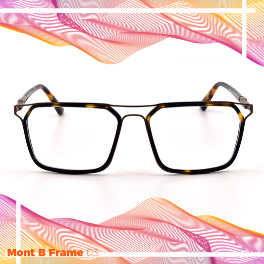 Trendy Stylish Optic Frame | Mont B Frame 03 | Premium Quality