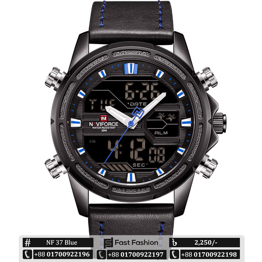 Original NAVIFORCE Stylish Waterproof Quartz Watch for Men | NF 37