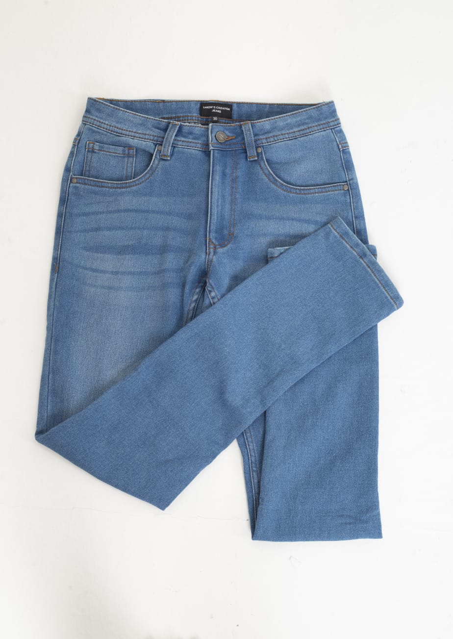 Knit Denim Pant