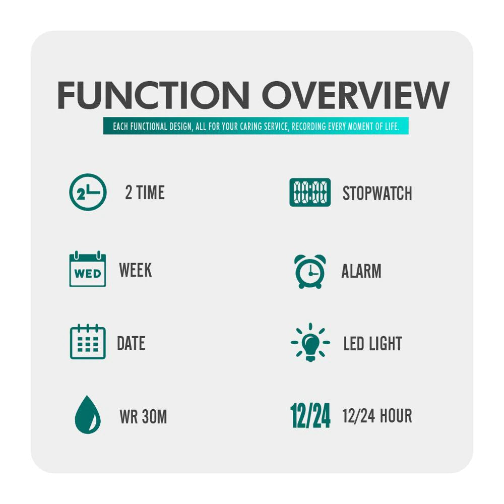 SKMEI Dual Time Digital LED Stylish Watch | SKMEI 62