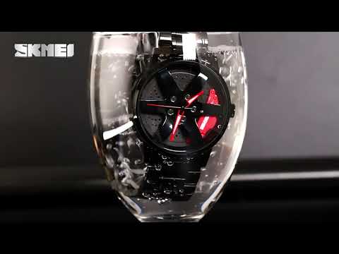 Original SKMEI Car Wheel Stainless Steel Waterproof Watch - SKMEI 52