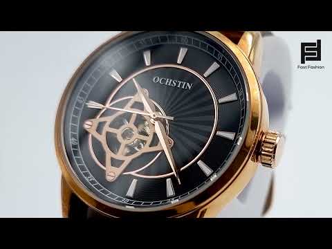 Original OCHSTIN Leather Strap Mechanical Automatic Stylish Watch - Ochstin 01