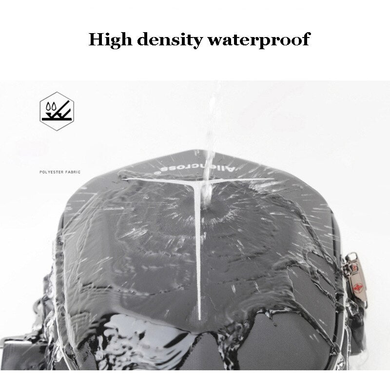 Anti-theft lock Chest-Bag - Side Bag - USB charging travel Shoulder Waterproof Crossbody Bag - KN Side Bag 02