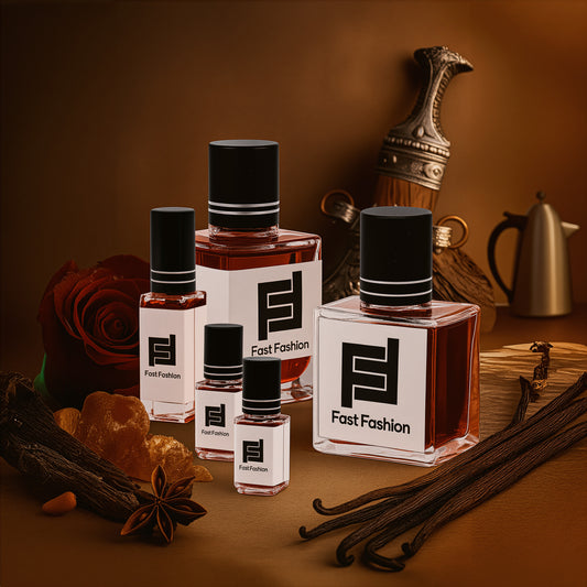 Woody Amber & Rose Elegance with Vanilla Musk Perfume Oil | Al-Khanjar Attar