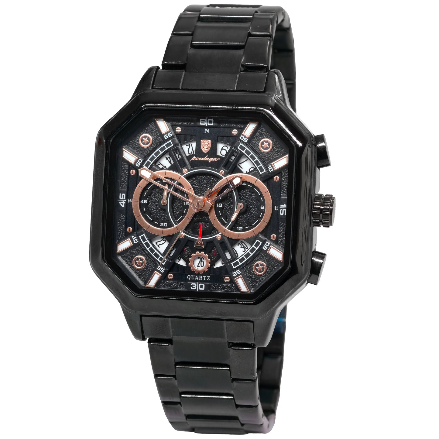 Premium Quality Quartz Watch | Poedagar 983 A
